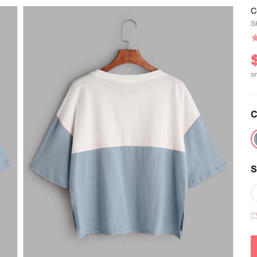 Color Block Tee - Picture 2 of 2